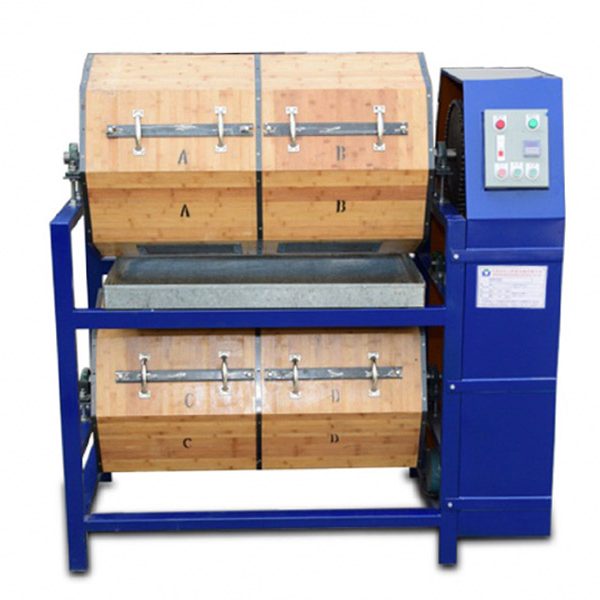 Wood Barrel Dry Polishing Machine